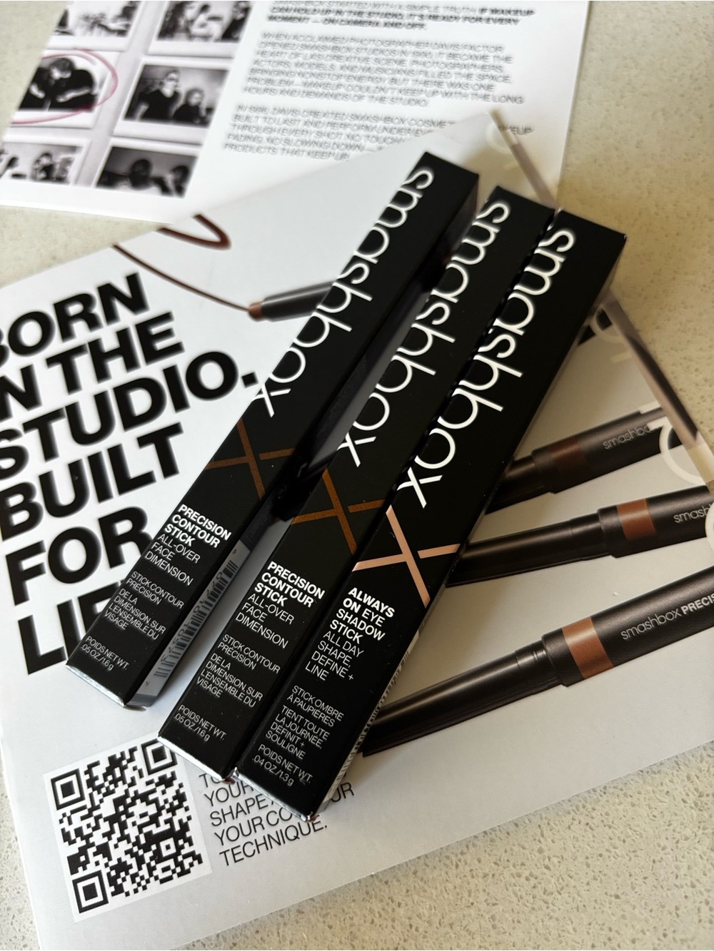 Smashbox Precision Contour Stick Set — Black & Bronze Accents